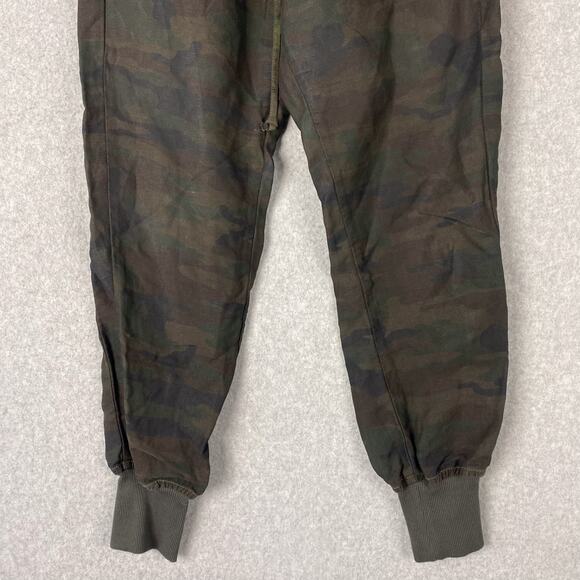 NSF Clothing Womens P/XS Camo Linen Blend High Rise Jogger Pant - Picture 3 of 8